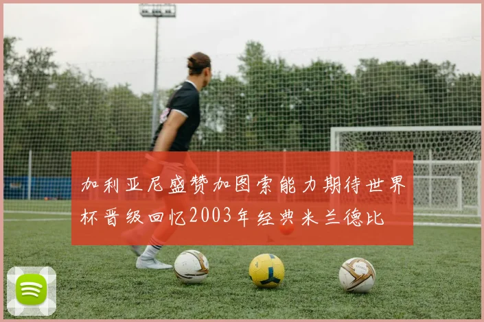 加利亚尼盛赞加图索能力期待世界杯晋级回忆2003年经典米兰德比
